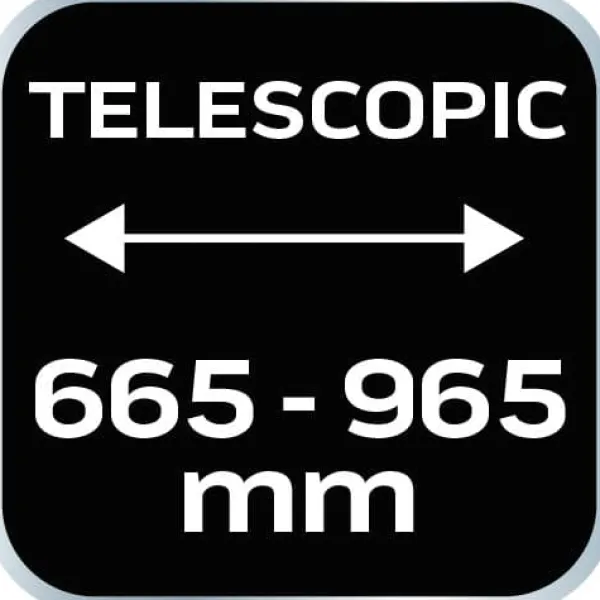 Best Bypass beskæresaks 665 mm, rækkevidde op til 42 mm, gear, teleskophåndtag Haveværktøj