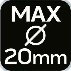 Best Bypass beskæresaks 210 mm, rækkevidde op til 20 mm, materiale: PP, TPR gummibelagt håndtag Haveværktøj