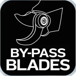 Haveværktøj^Bypass-beskærer 710 mm, rækkevidde op til 45 mm, gear der øger trykket med 30%