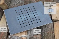 Outlet CA140 - 45 x 30 cm Tilbehør Til Brændeovne & Pejse