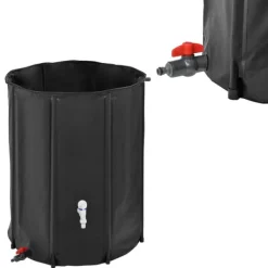 Outlet [casa.pro]® Foldelig regnvandstønde - 80x98cm - 500l Regntønder