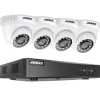 Hot CCTV-system, 5MP opløsning, nattevisions teknologi,4T, Hvid Sikkerhedsmonitorer & Videokameraer