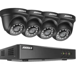 Best CCTV-system, 5MP opløsning, nattevisions teknologi,Sort, 4T Sikkerhedsmonitorer & Videokameraer