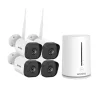 Discount CCTV-system, trådløs teknologi, nattevisionskapacitet,4PCS Kamera Sikkerhedsmonitorer & Videokameraer