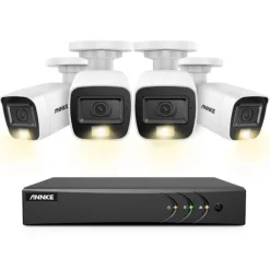 Sikkerhedsmonitorer & Videokameraer^8CH DVR CCTV Sikkerhedssystem, 5MP Ultra HD Opløsning, Infrarød Nattesyn,2T, 3K CMOS Kamera-b
