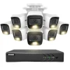Sikkerhedsmonitorer & Videokameraer^8CH DVR CCTV Sikkerhedssystem, 5MP Ultra HD Opløsning, Infrarød Nattesyn,4T, 3K CMOS Kamera-a