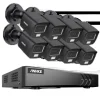 Hot 8CH DVR CCTV Sikkerhedssystem, 5MP Ultra HD Opløsning, Infrarød Nattesyn,4T, 3K CMOS Kamera-b Sikkerhedsmonitorer & Videokameraer