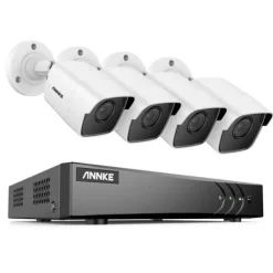 New 8CH DVR CCTV Sikkerhedssystem, 5MP Ultra HD Opløsning, Infrarød Nattesyn,5MP CMOS Kamera-a, 4T Sikkerhedsmonitorer & Videokameraer