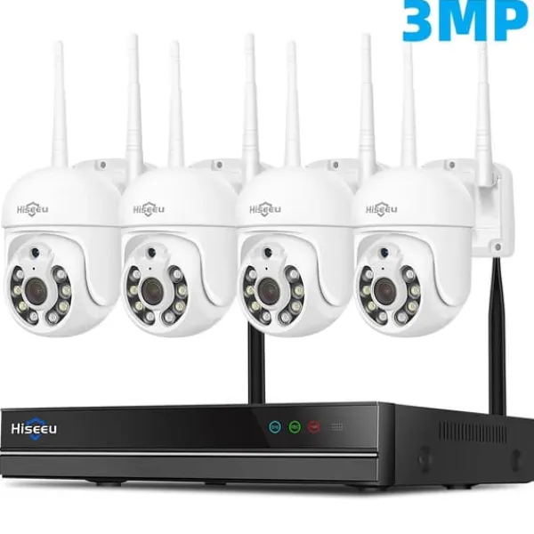 Hot 16CH NVR Sikkerhedssystem, 5MP Høj Opløsning, IP66 Vandtæt,16CH NVR 3MP 4 Cas, EU stik, 1T Sikkerhedsmonitorer & Videokameraer