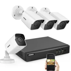 Discount 8CH Videoovervågningssystem, 5MP Klarhed, Mobil Fjernovervågning,R4BGR4BG, Ingen Sikkerhedsmonitorer & Videokameraer