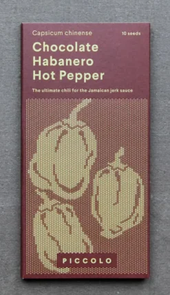Chilipeppar seeds, Chocolate Habanero, Piccolo Frø