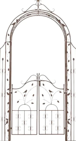 Classic Garden Arch - Rose Arch - Stål robust, perfekt som klatrehjælp Buer, Spalier, Lysthuse Uden Tag