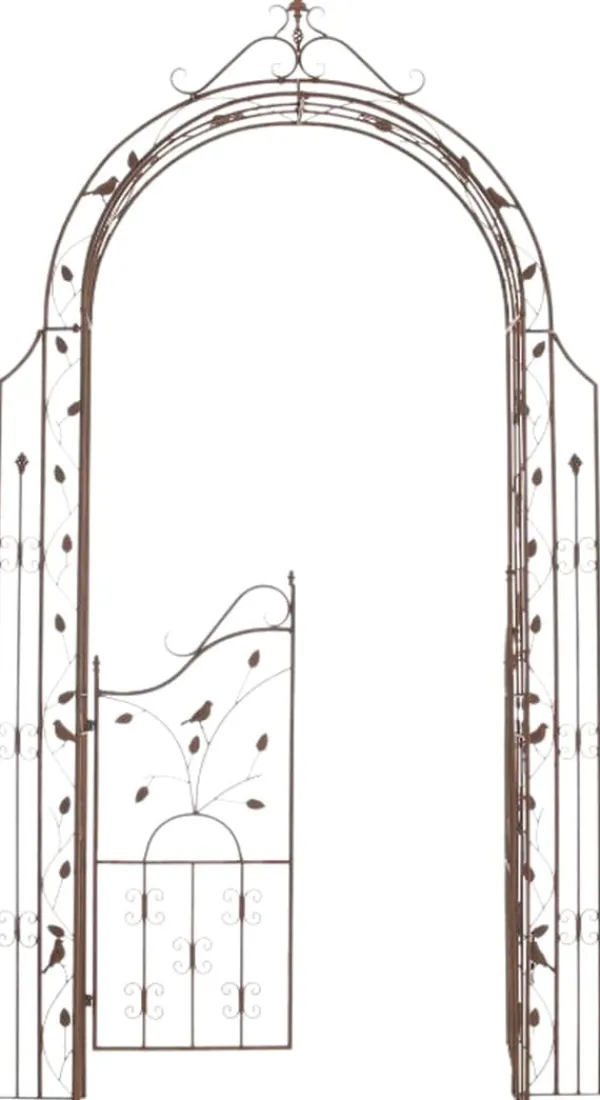 Classic Garden Arch - Rose Arch - Stål robust, perfekt som klatrehjælp Buer, Spalier, Lysthuse Uden Tag