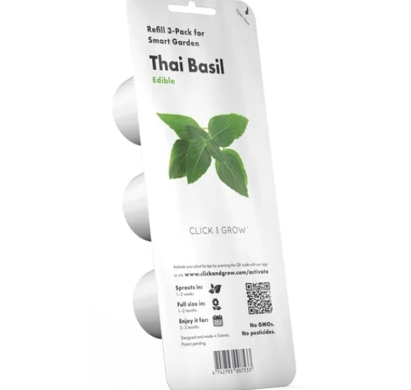Best Click & Grow Smart Garden refill Thai Basilikum 3 stk Kit Til Plante- & Urtedyrkning