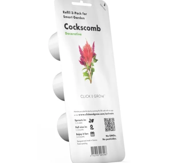 Click & Grow Smart Garden refill Cockscomb 3 stk Blomster
