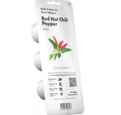 Outlet Click & Grow Smart Garden refill Red Hot Chili Pepper 3 stk Kit Til Plante- & Urtedyrkning