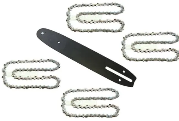Sale 25cm / 1,3mm / 3/8 / 40 TG Sværd +4X kæde for Makita DUC252Z / MTD GCS 25/30T Havemaskiner