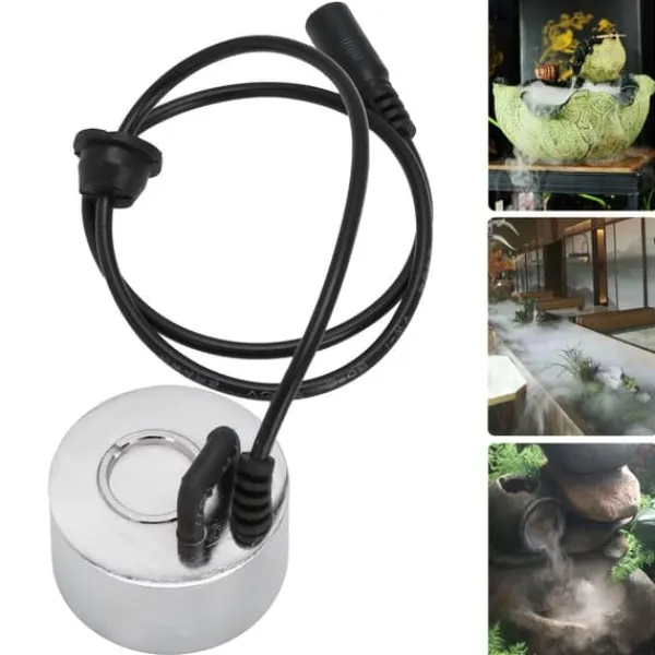 Springvand & Damme^60cm Mini Mist Maker uden Lys til Vandfontæne Dam Fisketank Skaber Atmosfære 24V