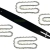 Havemaskiner^50cm 1,5mm 0,325" 76 TG Sværd + 4X kæde for Timbertech, Chain Saw 5200 motorsav