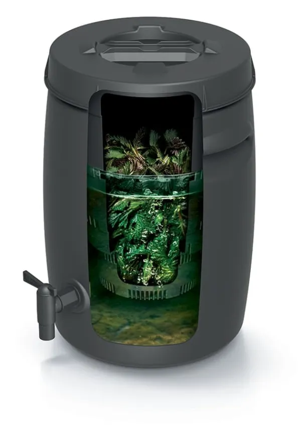 New COMBIOLIQ 25L havegødningstank med hane, sort Regntønder