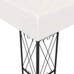Telte & Lysthuse^Cremefarvet pavillon 3x3 m - Robuste udendørs baldakin | Farve: Creme | Størrelse: 3x3 m