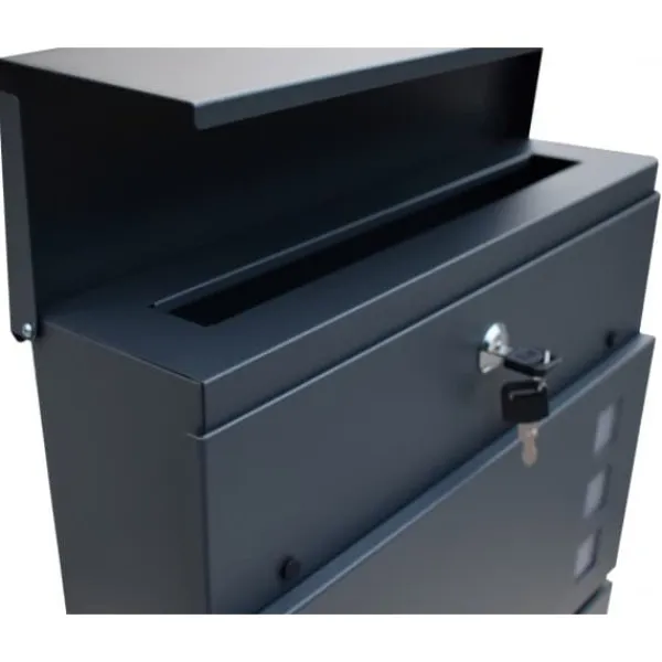 Postkasser & Brevindkast^CRUZ GRAFIT POSTKASSE - SKL SKR 0704