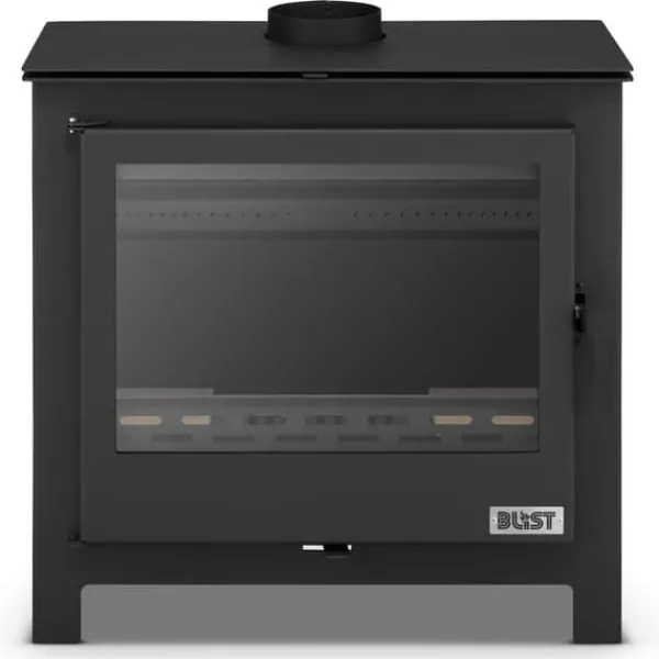 Outlet CV Brændeovn - stål - fritstående - 26kw Brændeovne