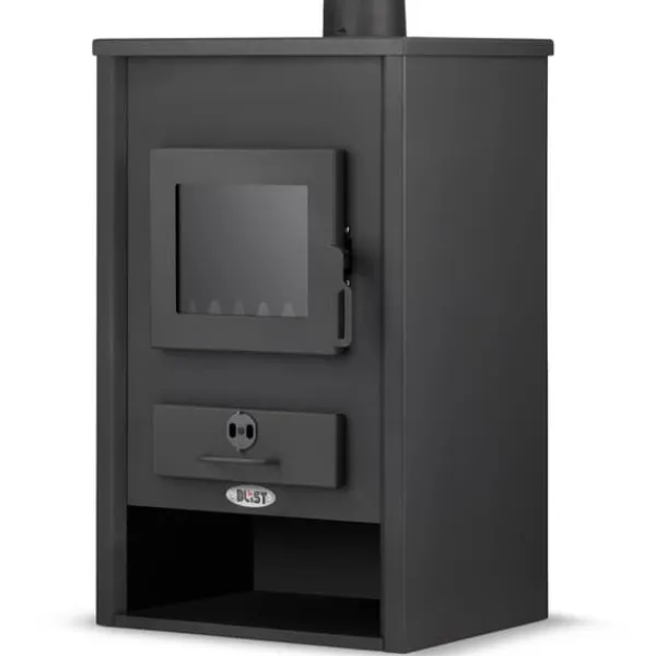 Viking Choice Brændeovne^CV brændeovn med vandkappe - 15kW - antracit