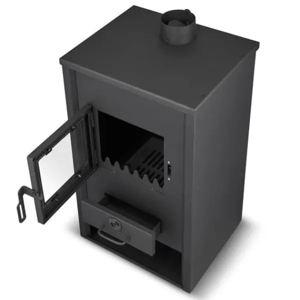 Viking Choice Brændeovne^CV brændeovn med vandkappe - 15kW - antracit