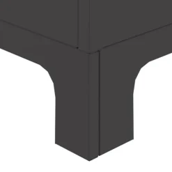 Pejse^Cylindrisk bålsted i stål - Udendørs ildgryde | Farve: Sort | Størrelse: 50x50x70 cm