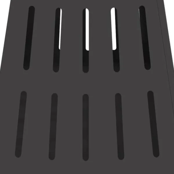 Pejse^Cylindrisk bålsted i stål - Udendørs ildgryde | Farve: Sort | Størrelse: 50x50x70 cm