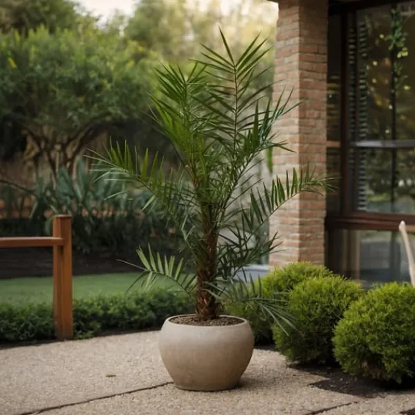 Outlet Daddelpalme - Phoenix canariensis - Højde 80-100cm - ⌀19cm Krukkeplanter Indendørs