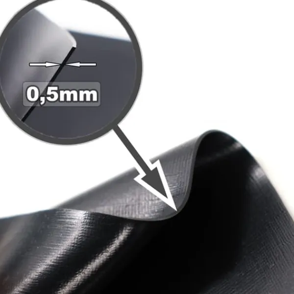 Clearance Dam liner PVC 12 m x 4 m 0,5 mm Sort Have dam liner Springvand & Damme