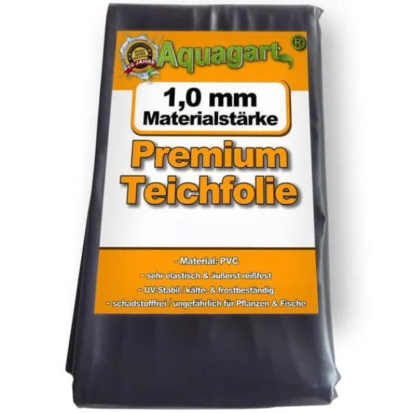 Springvand & Damme^Dam liner PVC 4 m x 4 m 1,0 mm Sort Have dam liner