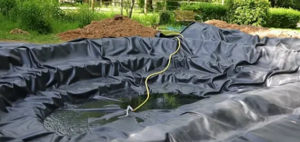 Springvand & Damme^Dam liner PVC 14 m x 2 m 1,0 mm Sort Have dam liner