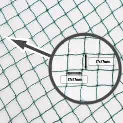 Springvand & Damme^Damnet 21 m x 12 m Bladnet Silonet Bladbeskyttelsesnet Fuglebeskyttelsesnet Damværnet