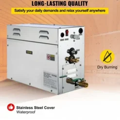 Sale Dampgenerator, 44,5x18,2x31,3 cm, rustfrit stål Sauna