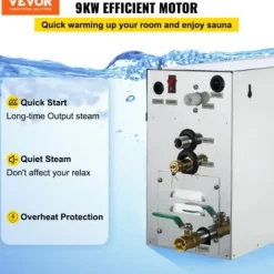 Sale Dampgenerator, 44,5x18,2x31,3 cm, rustfrit stål Sauna