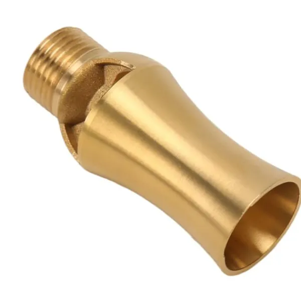 Best Damsprinklerdyse Kobber Istårn Kaskade Cedertræ Sprøjtehoved Til Havedam G1/2" Udvendig Gevind 7,1cm Springvand & Damme