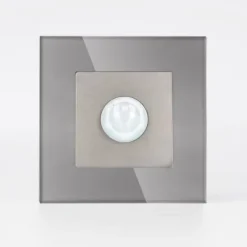 Bevægelsesdetektorer^DC SMART HOME grå bevægelsessensor med glasramme__