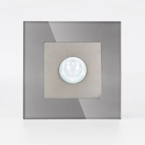 Bevægelsesdetektorer^DC SMART HOME grå bevægelsessensor med glasramme__