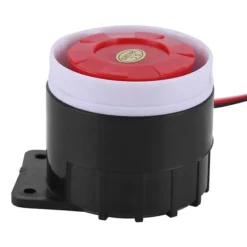 Outlet DC 12V Kablet Mini Alarmhorn Hjemmesikkerhed 110 dB Lydalarmeringssystem Hjemmealarmsystemer