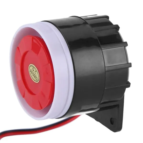Outlet DC 12V Kablet Mini Alarmhorn Hjemmesikkerhed 110 dB Lydalarmeringssystem Hjemmealarmsystemer