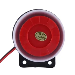 Outlet DC 12V Kablet Mini Alarmhorn Hjemmesikkerhed 110 dB Lydalarmeringssystem Hjemmealarmsystemer