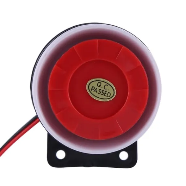 Outlet DC 12V Kablet Mini Alarmhorn Hjemmesikkerhed 110 dB Lydalarmeringssystem Hjemmealarmsystemer