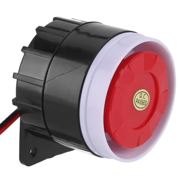 Outlet DC 12V Kablet Mini Alarmhorn Hjemmesikkerhed 110 dB Lydalarmeringssystem Hjemmealarmsystemer