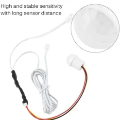 New DC5-24V 1.5A Mini justerbar infrarød sensor menneskekrops induktionsafbryder til lys Bevægelsesdetektorer