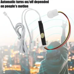 New DC5-24V 1.5A Mini justerbar infrarød sensor menneskekrops induktionsafbryder til lys Bevægelsesdetektorer