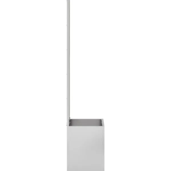 Krukker & Plantebeholdere^Dekorativ haveprivatskærm Fretwork - Rustfrit stål | Mål: 50x140 cm | Farve: Sølv