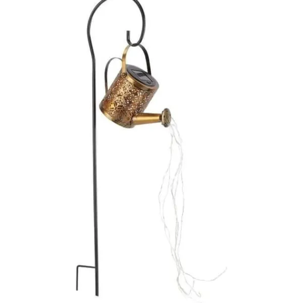 Best Dekorativ LED-solfyr att plantera - LUMISKY - ARROSY - H78 cm - Vattenkannas form Havedekorationer